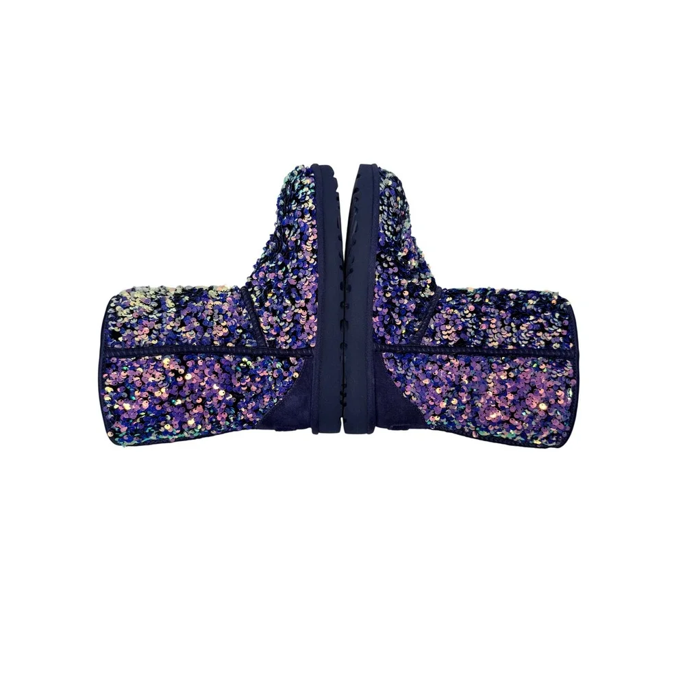 UGG Classic Stellar Sequin Boots - Blue - Picture 9 of 10